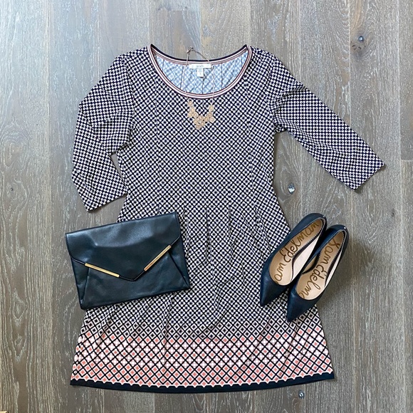 Lark & Ro Dresses & Skirts - Lark & Ro Women's 3/4 Sleeve Jersey Dress